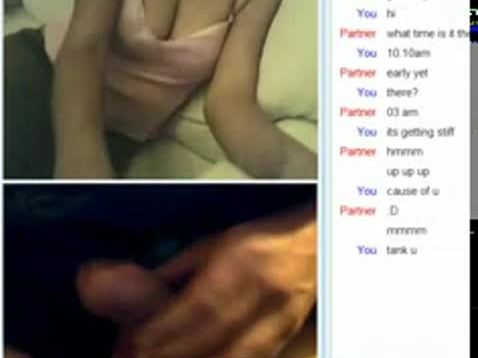 Chatroulette omegle teen loves to watch cum
