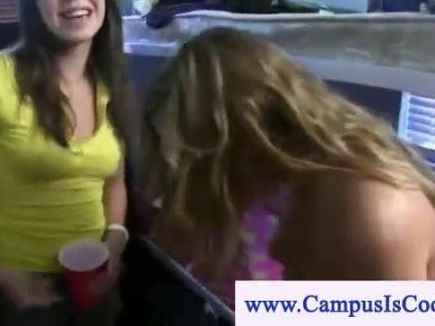 Campus wet tshirt contest leads to lesbian action